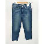 J.Crew Jeans Women 29 NWT Blue Buoy Wash High-Rise 90s Classic Straight Leg Photo 9