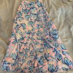 Lilly Pulitzer Agnes Faux Wrap Maxi Skirt in Sweet Pea Pink Chasing the Sun Photo 0