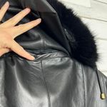 Worthington  Genuine Lambskin Leather Jacket Black Size Medium Photo 9