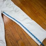 Current/Elliott The High Waist Straight Destroyed Jeans Super Salty Repair 27 Photo 13