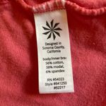 Athleta  Racerback Knit Sundress Built in Bra Womens Size Medium In Coral Pink Photo 8