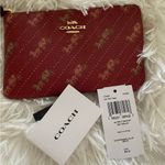 Coach  Classic Horse & Carriage Wristlet Corner Zip Photo 9
