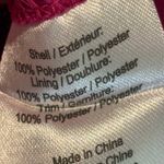 Heartloom Kathleen Pink Satin V-neck Long Sleeve Blouse - size Large Photo 6