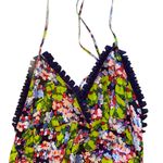 Free People FP One Green Purple High low Floral Halter Maxi Party Dress Fall Photo 9