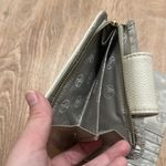 Adrienne Vittadini  | Off White Leather Wallet Photo 4