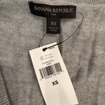 Banana Republic Silver Sparkle V-Neck Sweater – Size XS (NWT) Photo 1