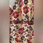 Antonio Melani  Floral Print Halter Neck Top, 100% Silk Blouse, Size Large Photo 4