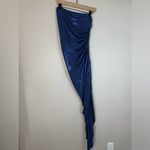 Norma Kamali  Strapless Diana Gown in Military Blue size Large New without tags Photo 14