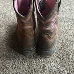 Hytest steel toe women’s cowboy boots‎ size 6.5 Brown Photo 2
