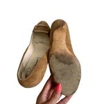LK Bennett  Tan Suede Kitten Loafers Heels Size US 8 / 38 Photo 4