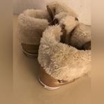 Ash women gold leather and faux fur low top sneakers US 5 .5 Euro 34 Photo 5