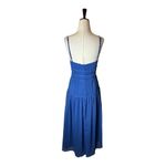 TALULAH La Maison  Dress Womens Small Blue And‎ Black Polka Dot Sorrento Midi Photo 3