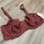 Unlined Balconette Coverage Underwire Bra Red Size 36 B Photo 0