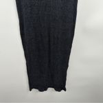 ZARA  Dark Gray Knit Ribbed Short Sleeve Midi Dress Size‎ S Photo 2