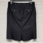 BCBGMAXAZRIA Black Wool Fish Tail Pencil Skirt Size 2 Photo 1