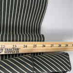 Andthewhy  Bell Ruffled Long Sleeve Blouse Size Large  Top Striped Green Cream Photo 7