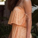 Beachgold Bali Alba Frankie Boho MIDI Dress Gold Photo 0