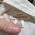 Roxy  x Kate Bosworth Women's M Floral Button-Up Shirt White Vintage Photo 9