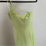 House Of CB House of‎ CB ‘Alessia’ Lime Feathered Midi Dress size XS $299 Photo 9