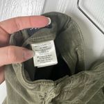 Veronica Beard Cotton Crosbie High Rise Crop Wide Leg Green Corduroy Pants 30 Photo 9