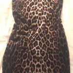 Nasty Gal Velvet Cheetah Print Dress Photo 0