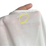 Cato White Semi Sheer Embroidered Boxy Fit Blouse Or Coverup Photo 11