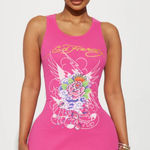 Ed Hardy NWT  Tank Top Dress Photo 0