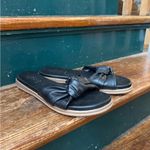 Joie  Black Knotted Slide Sandals 9.5 Photo 2