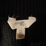 Terra & Sky  0X-Large (14W) Sweater Cowl Neck Long Sleeves Slits Colorblock New Photo 5