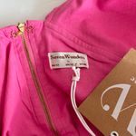 RUNAWAY THE LABEL Pink Flutter Sleeve Dress Photo 3