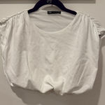 ZARA  balloon hem crop top Photo 0