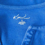 kim rogers 💖  Quarter Length Blue Top Sz Sm Photo 3