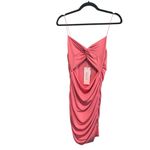 Oh Polly  'Focus on me cut out ruched mini, New with Tags, Pink Photo 1