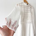 Bardot  Vivian Long Sleeve Mini Dress in Ivory Photo 1