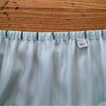 Vince Mint Stripe Pleated Skirt Size XL Photo 6