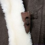 wilson's leather Wilsons penny lane suede shearling lining brown leather coat/jacket, siz…‎ Photo 8