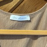 Boutique Tan shorts tank top button front jumpsuit romper Size M Photo 3