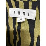 THML  Anthropologie women mini dress xs Boho Casual Vacation Y2K Resort Green Photo 4