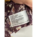 Knox Rose M Purple Boho Ikat Print Crinkle Shift Dress Dark Romantic Grunge Photo 2