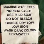 Eshakti  Custom Green with Black Trim Short Sleeve Knee Length Dress Large Photo 11