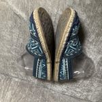 The Sak  Blue Embroidered Cut out Espadrille Flats - Size 7 Casual Resort Boho Photo 2