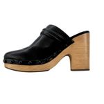 Sam Edelman NEW  Womens Nyla Black Studded Slip On Block Heel Clogs Shoes Size 10 Photo 4