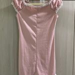 Pink lace Lolita doll bodycon dress Photo 4