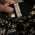 Free People  Black Floral Bodysuit Photo 2