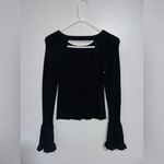 Maeve  by Anthropologie Bell Wrist Long Sleeve Sweater Photo 2