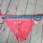 Aerie  Embroidered Tie‎ Cheekier Bikini Bottom in Strawberry M NWT Photo 6