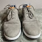 Cole Haan Misha Grand Oxfords Storm Cloud Gray Suede Derby Shoes Sz 9.5B Photo 6
