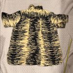 Ganni  Women’s 38 Zebra Stripe Short-Sleeve Shirt Photo 7