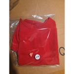 Danielle Nicole Danielle B Women's Medium Red Blouse, Vintage Top, Casual, Flax Rayon Blend Photo 5