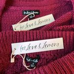 For Love & Lemons  Layton Burgundy Knit Sweater SET Vest & Skirt Set Small NWT Photo 10
